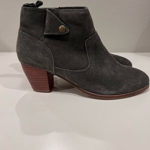 Grey suede Booties Size 11